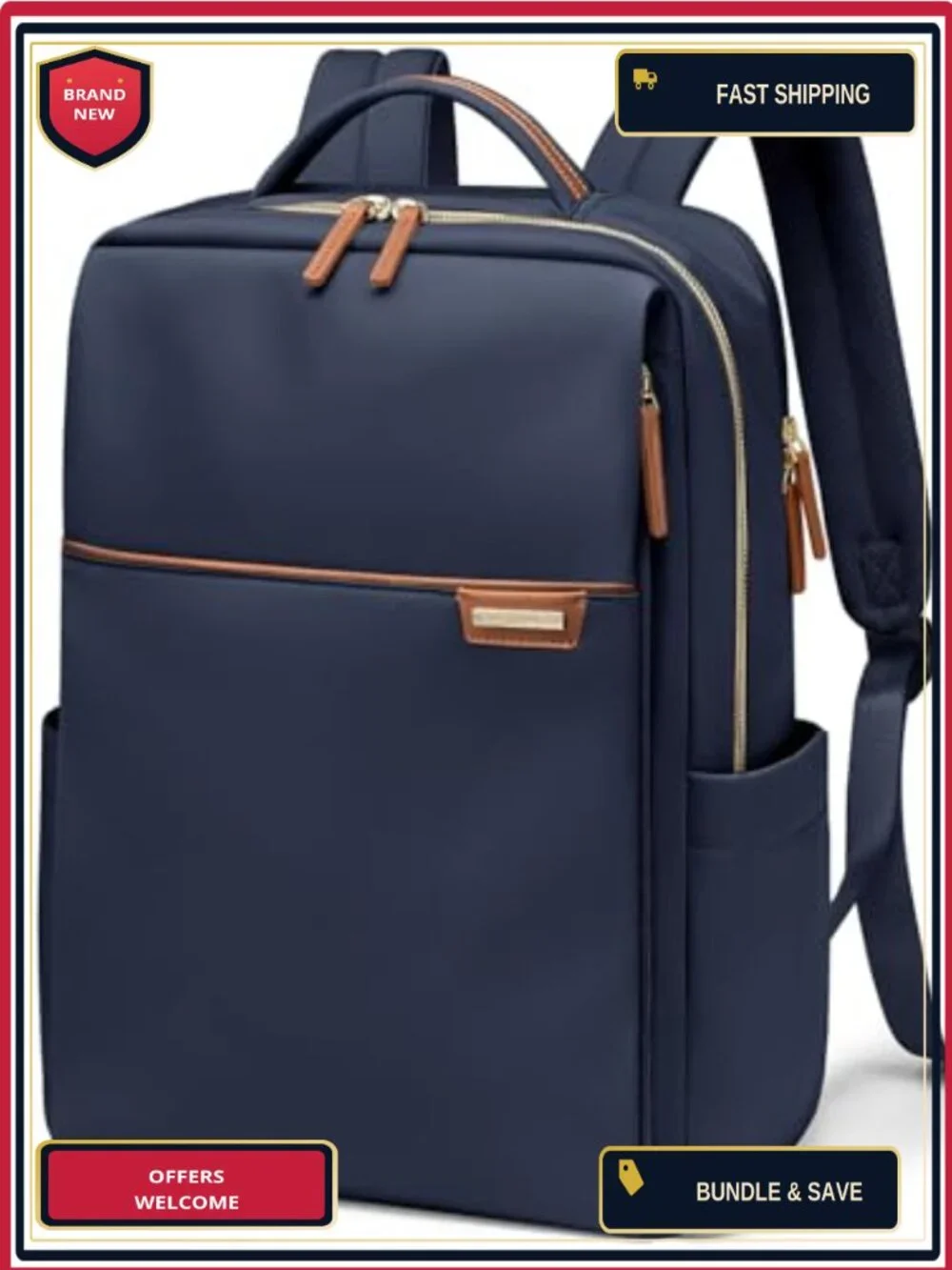Waterproof Laptop Backpack for Women with 16